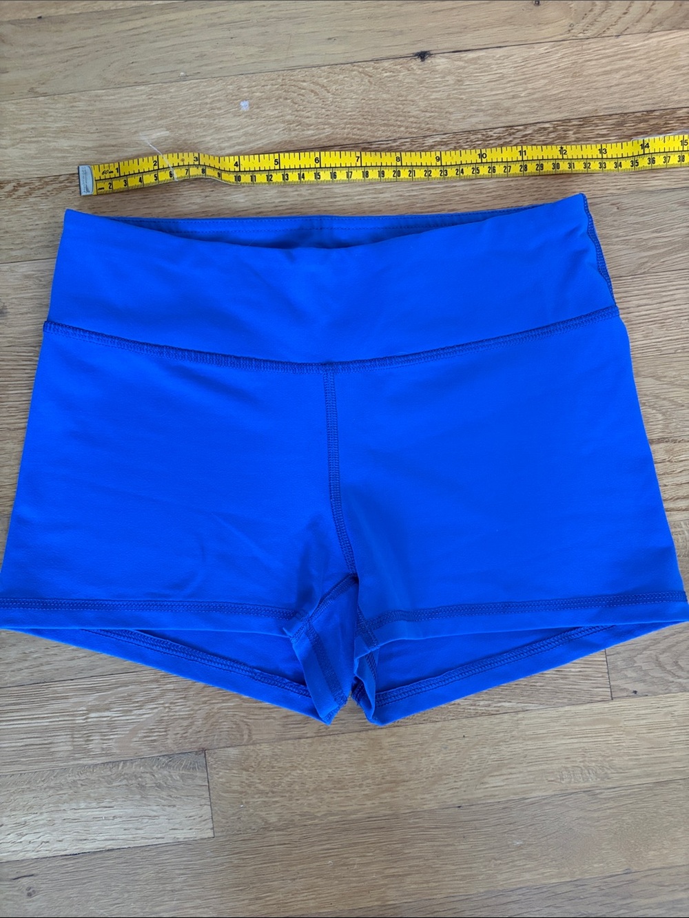 American Apparel Women's Bike Shorts in Cobalt Blue Size M